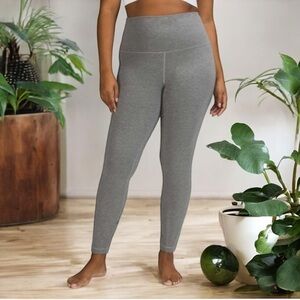 NEW Lululemon Wunder Lounge Super-High-Rise Tight 28" Heathered Core Medium Grey